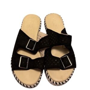 Ilse Jacobsen Black Sandals with Buckles